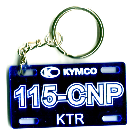 鏡面深藍車牌（限刻表面）